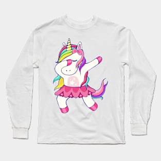 Fabulous Dabbing Unicorn Long Sleeve T-Shirt